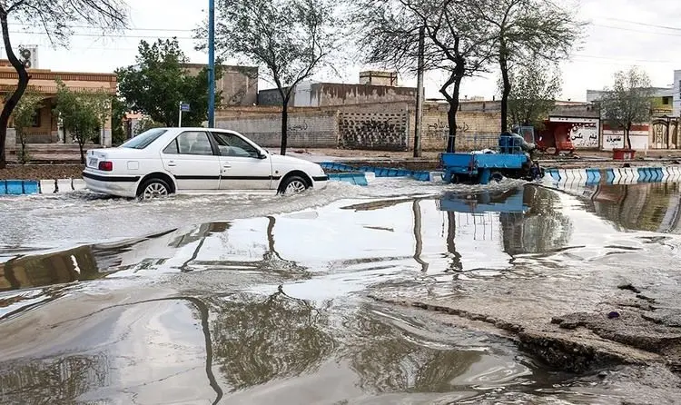 احتمال سیلاب در قم