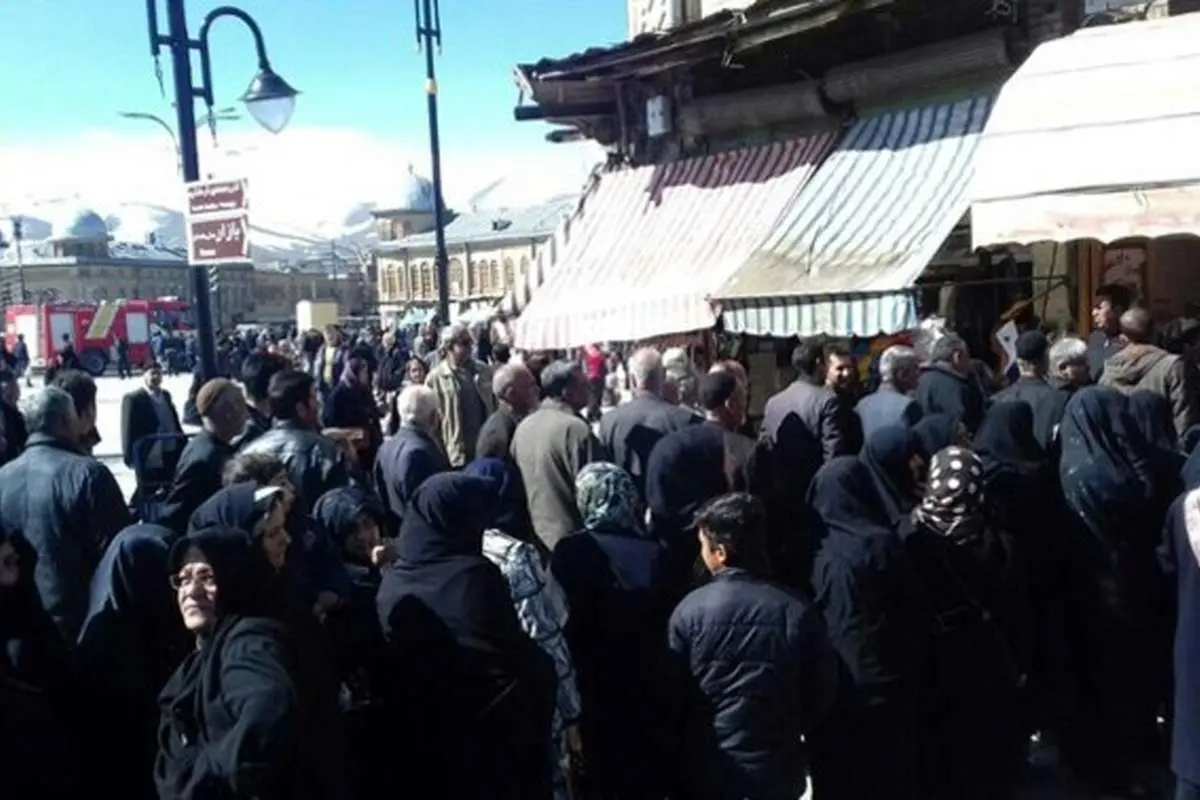 (ویدئو) صف عجیب مرغ در تهران