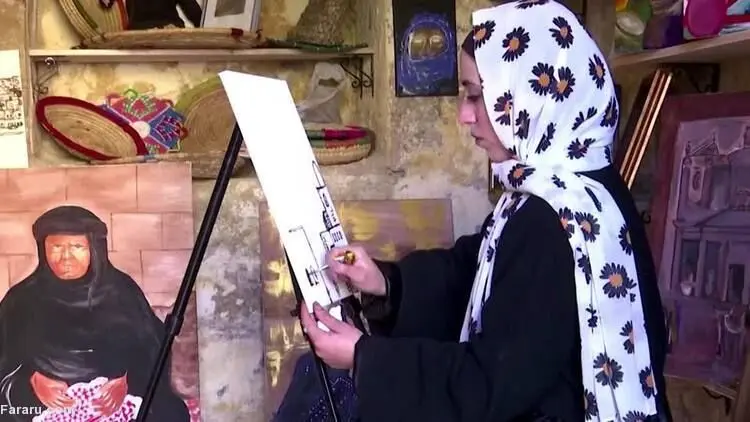 (ویدئو) نقاشی با حنا