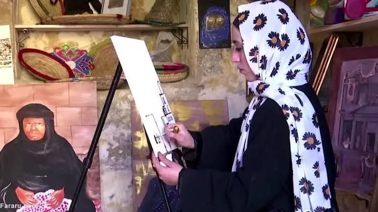 (ویدئو) نقاشی با حنا