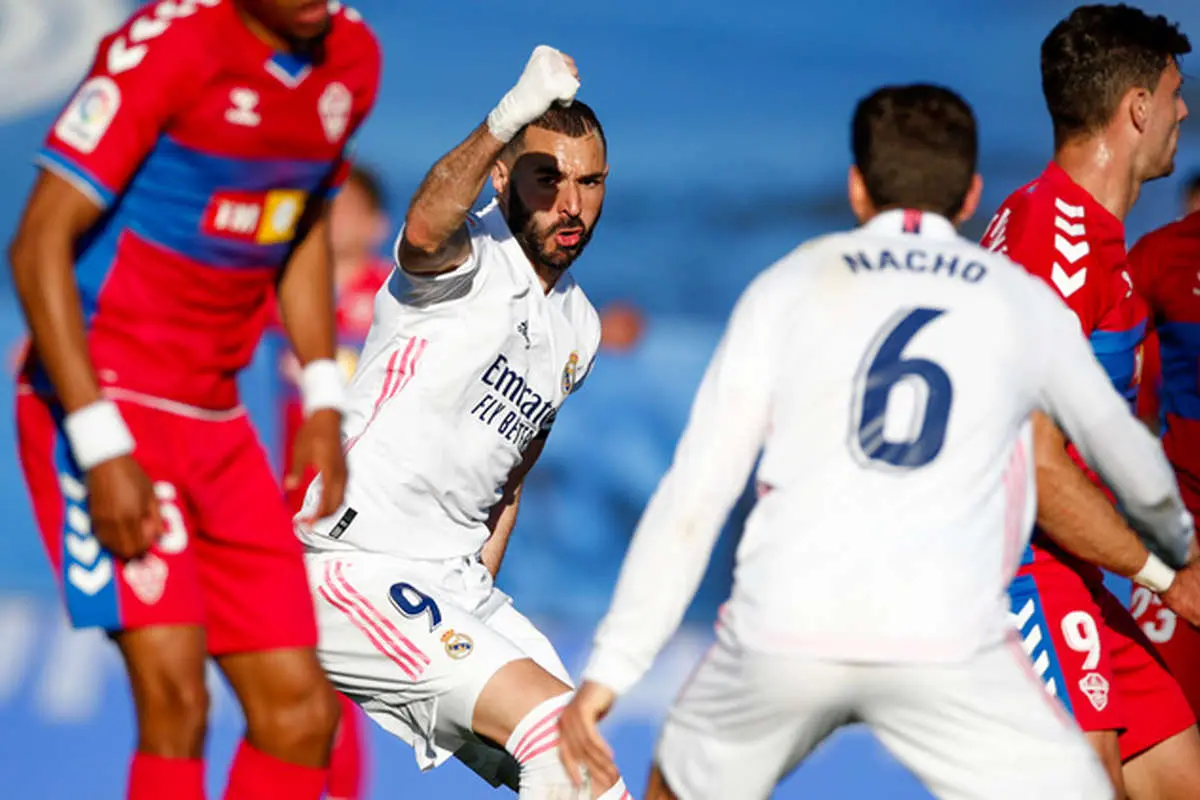 (ویدیو) رئال مادرید 2 - 1 الچه 23 اسفند 99