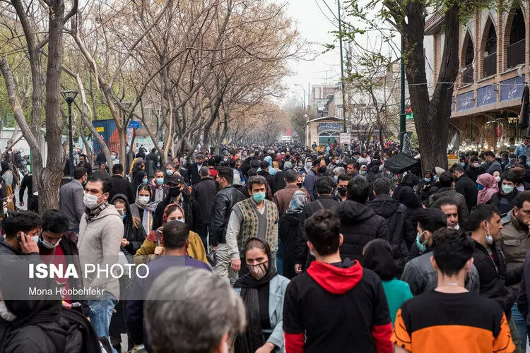 (تصاویر) بازار بزرگ تهران در روز‌های پایانی سال ۹۹