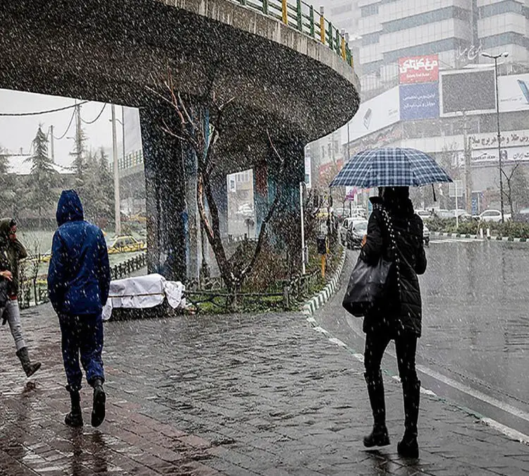 وضعیت بارش‌ها در ایران طی نوروز ۱۴۰۰