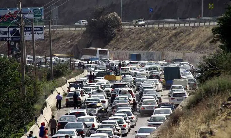ترافیک نیمه سنگین در ۳ جاده منتهی به شمال