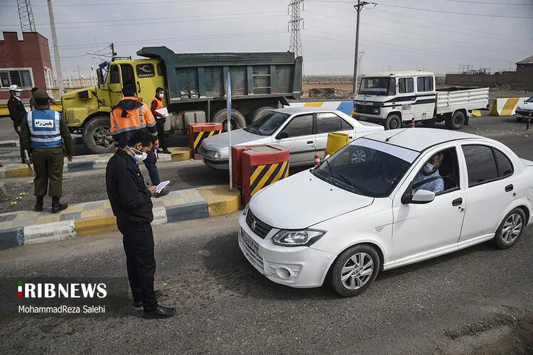 (تصاویر) ممنوعیت ورود و خروج خودرو‌ها به اهواز