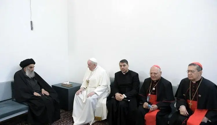 بیانیه واتیکان پس از دیدار پاپ با آیت الله سیستانی