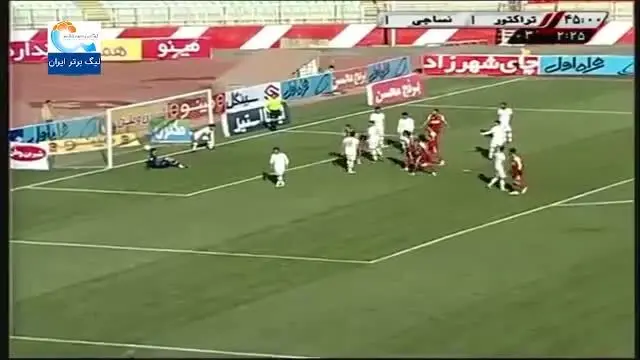 (ویدیو) خلاصه بازی تراکتور 2 - 1 نساجی 16 اسفند 99