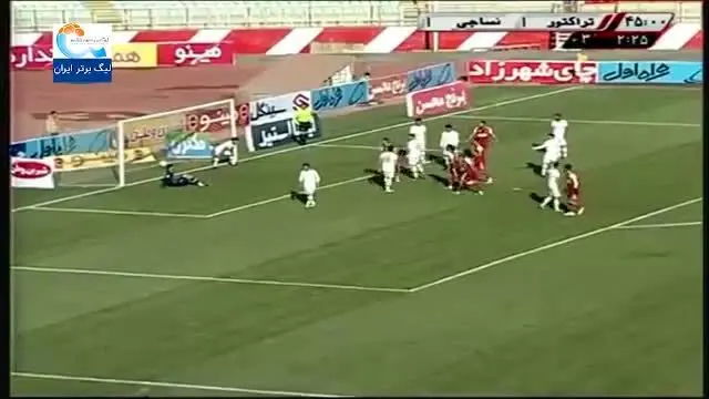 (ویدیو) خلاصه بازی تراکتور 2 - 1 نساجی 16 اسفند 99