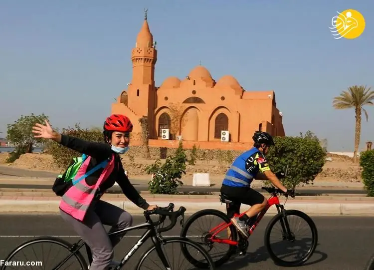 (تصاویر) دوچرخه سواری زنان و دختران در عربستان
