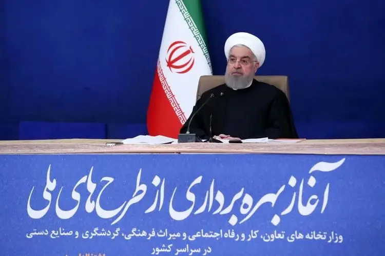 روحانی: ان‌شاءالله سال بعد رحمت خدا نازل می‌شود
