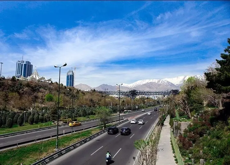 شاخص کیفیت هوای تهران امروز دوشنبه ۱۸ اسفند؛ تداوم هوای مطلوب پایتخت