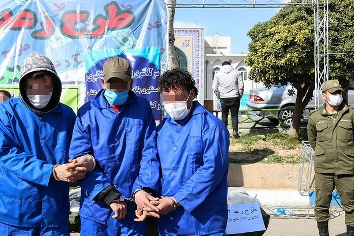 (تصاویر) انهدام ۴۶ باند سارق، قاچاقچی و مالخر در طرح رعد