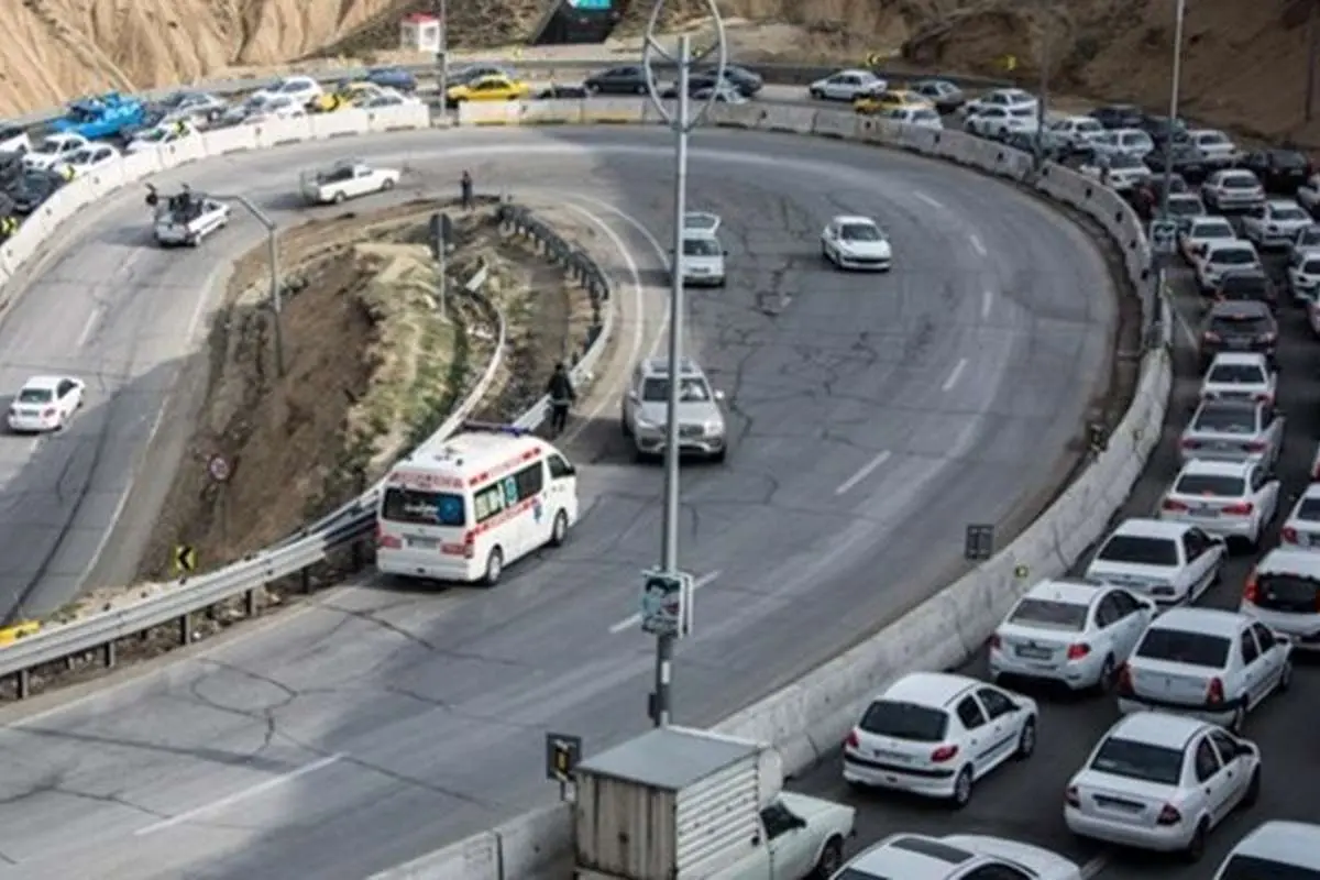 ترافیک سنگین در ۳ محور تهران-شمال