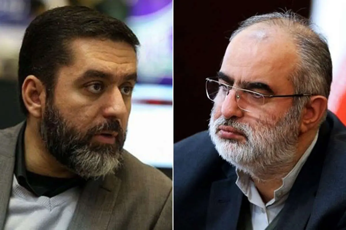 (ویدئو) جدال توئیتری مشاوران روحانی و قالیباف