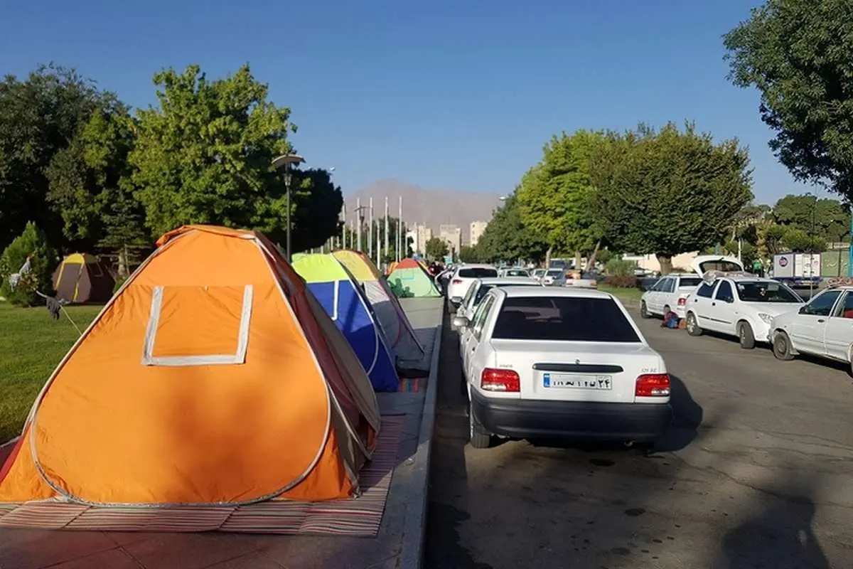 مرگ شش نفر در چادر مسافرتی