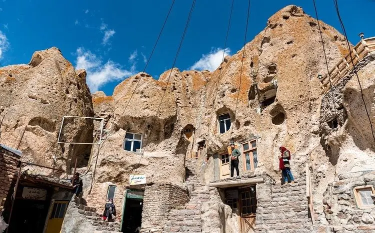 (تصاویر) مسافران نوروزی کندوان