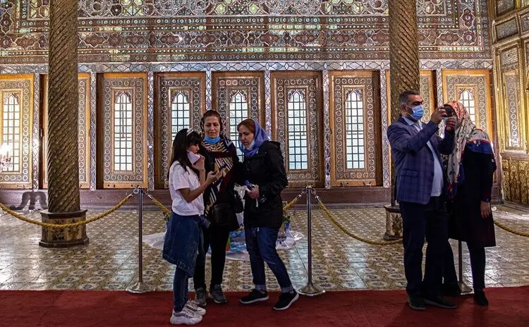 (تصاویر) بازدید گردشگران از کاخ گلستان