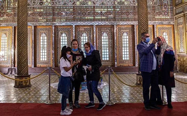 (تصاویر) بازدید گردشگران از کاخ گلستان
