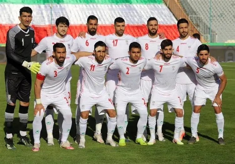 سقوط تیم ملی فوتبال ایران