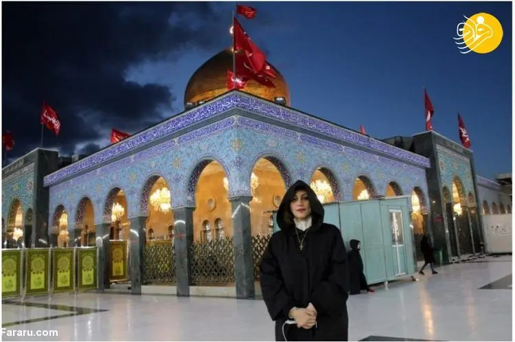 (عکس) حضور خانم وزیر در حرم حضرت زینب (س)