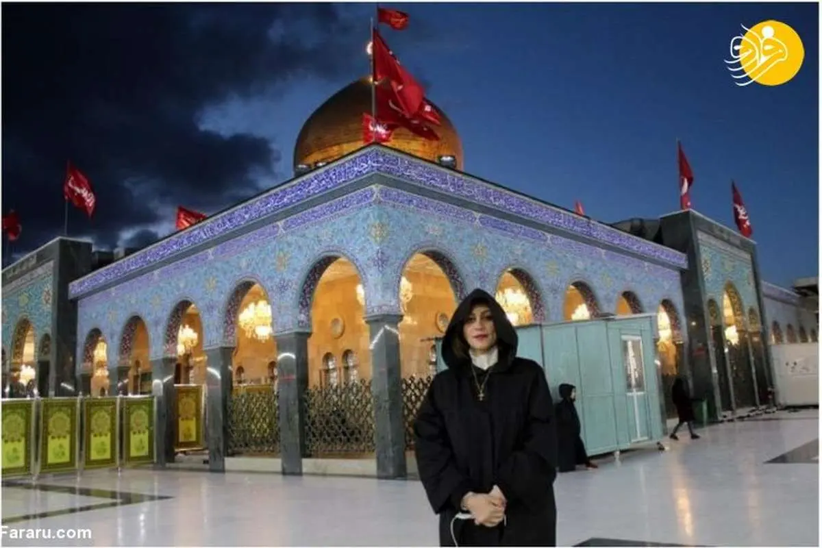 (عکس) حضور خانم وزیر در حرم حضرت زینب (س)