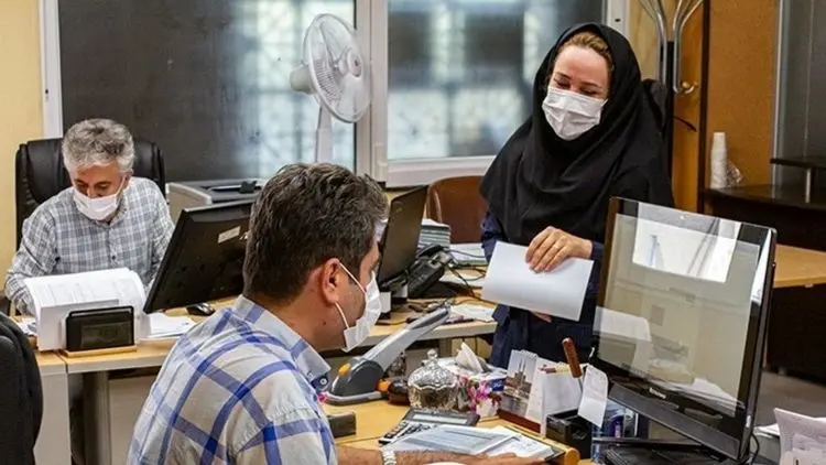 جزئیات دورکاری کارکنان در مناطق زرد، نارنجی و قرمز