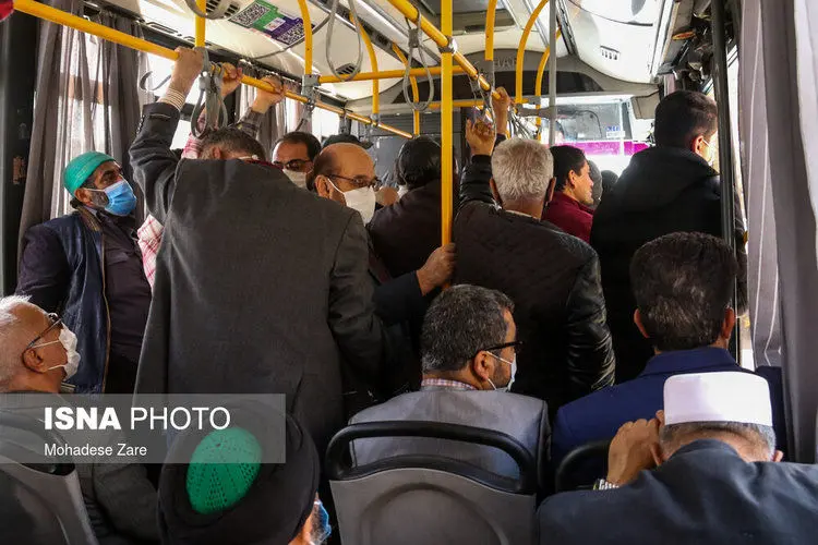 (تصاویر) مشهد در وضعیت نارنجی