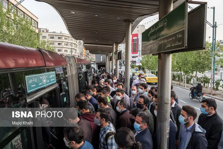 (تصاویر) تهران در وضعیت قرمز