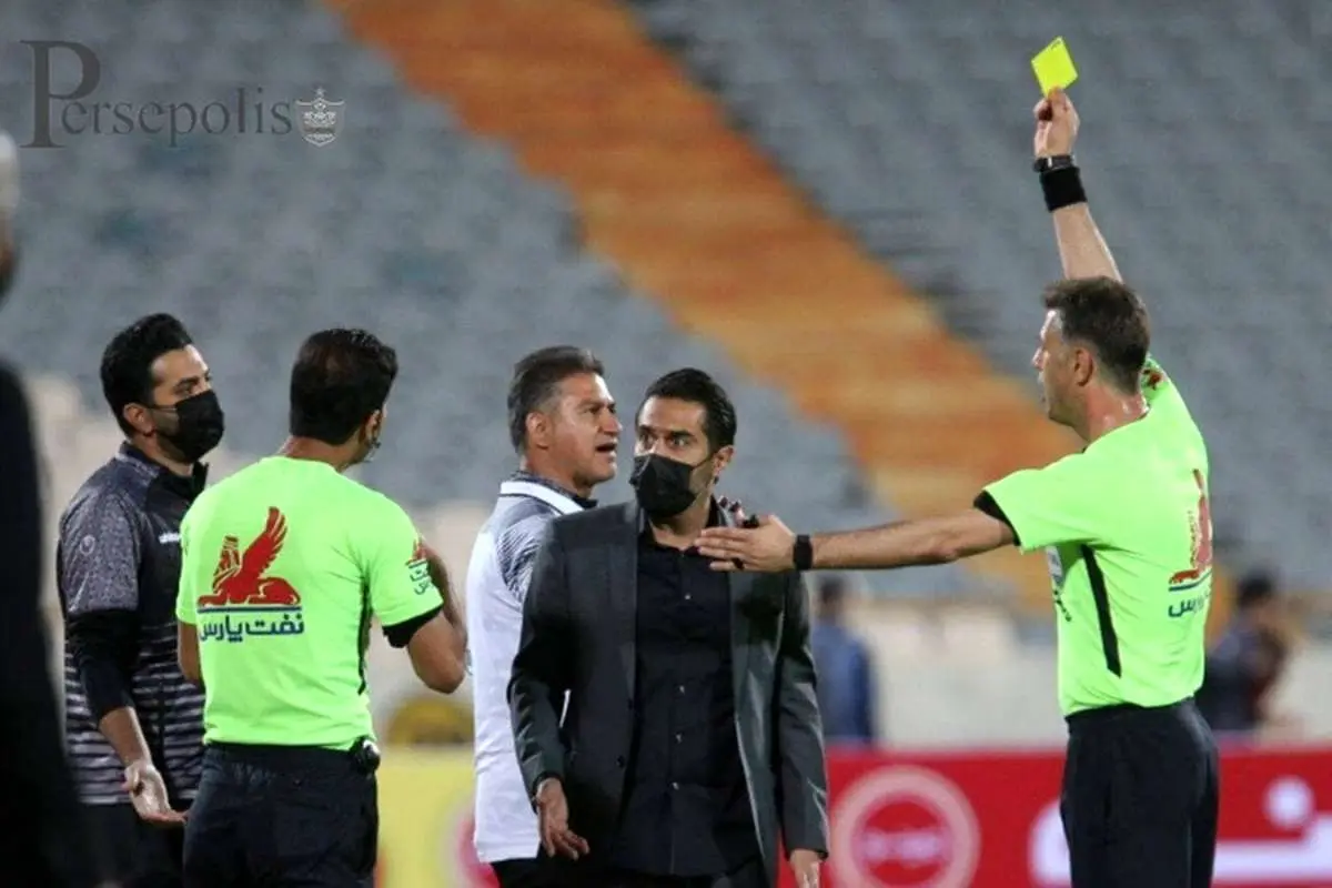 مربی پرسپولیس حریف را محکوم کرد