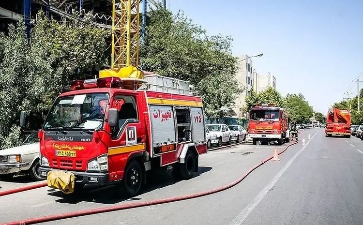 پاساژ «مهستان» آتش گرفت