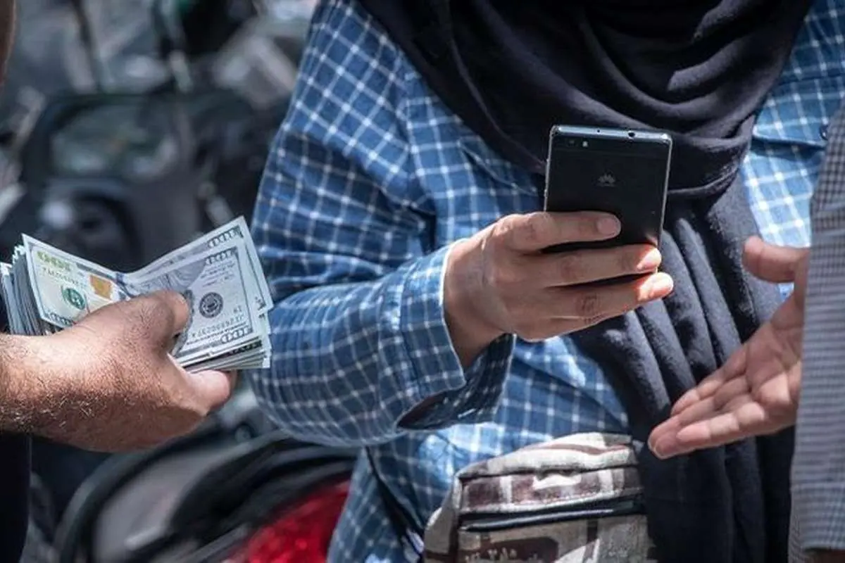 (ویدئو) صف فروش دلار در میدان فردوسی