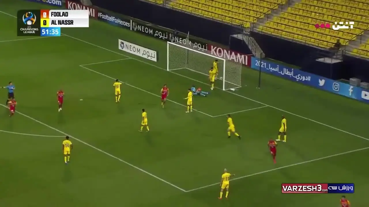 (ویدیو) خلاصه بازی فولاد ایران 1 - 1 النصر عربستان 31 فروردین 00