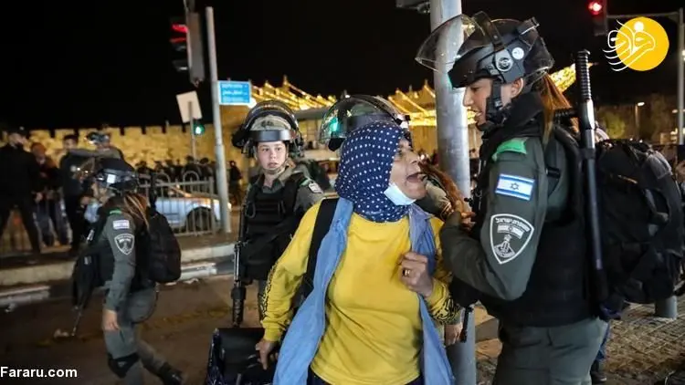 (تصاویر) سرکوب شدید فلسطینی‌ها توسط نظامیان اسرائیلی
