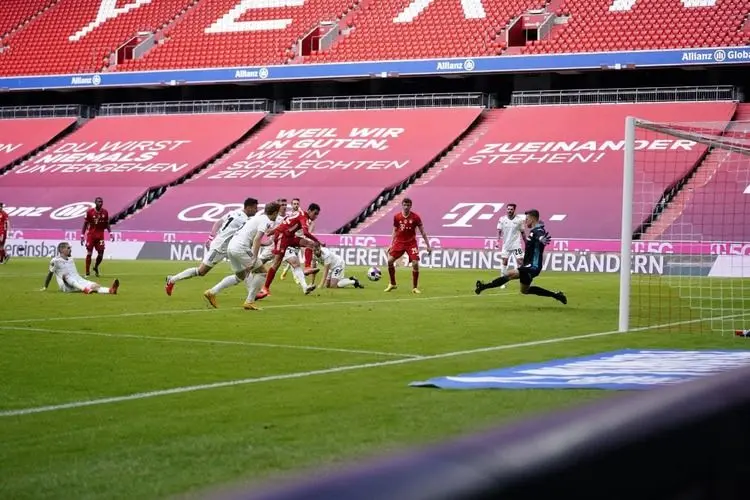 (ویدیو) خلاصه بازی بایرن مونیخ 1 - 1 اونیون برلین 21 فروردین 00