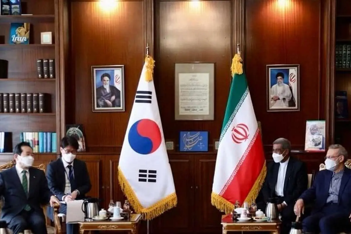 لاریجانی: دولت کره هر چه سریعتر پول‌های ایران را آزاد کند