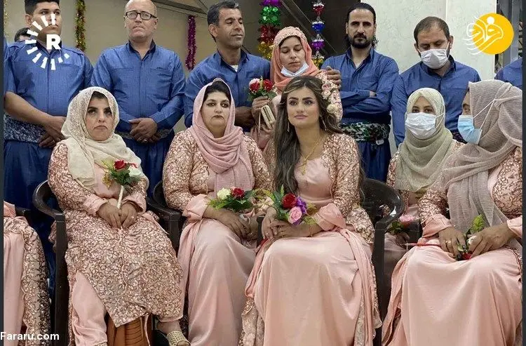 (تصاویر) عروسی دسته جمعی ۴۸ زوج نابینا و ناشنوا