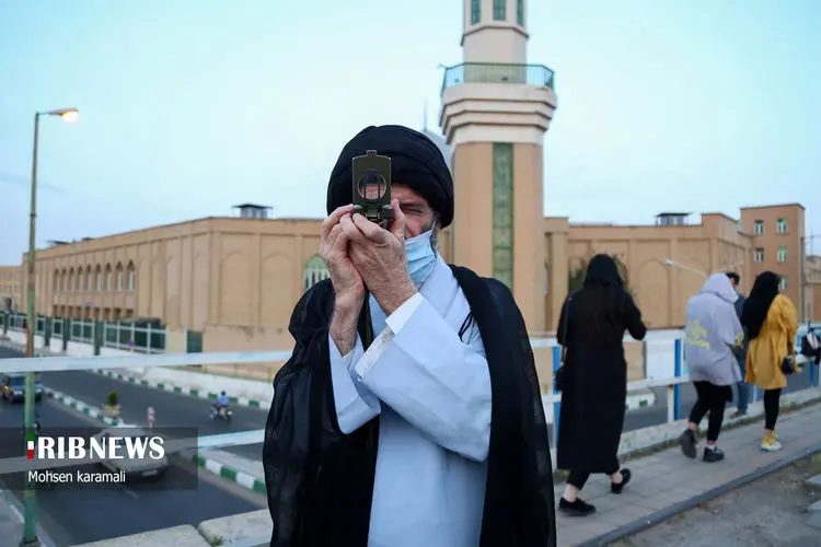 (تصاویر) استهلال ماه رمضان در قم