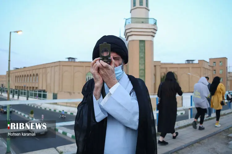 (تصاویر) استهلال ماه رمضان در قم