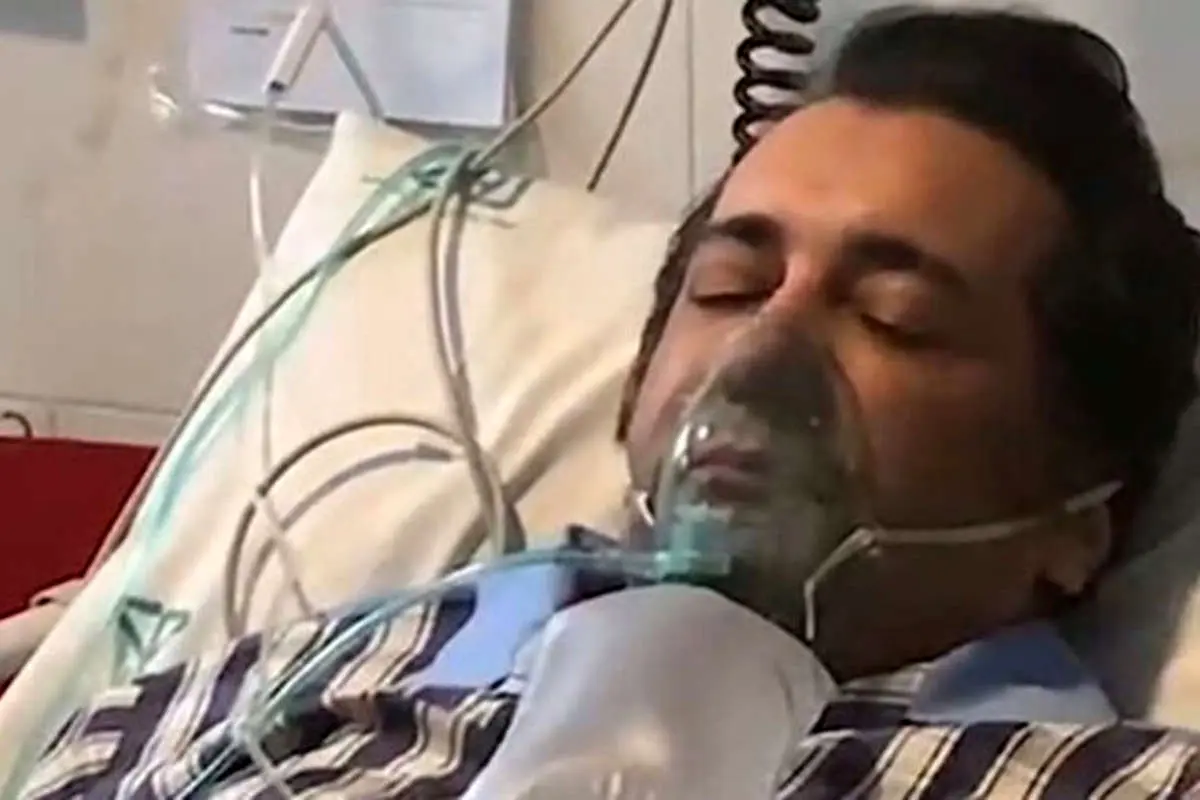 مراسم عجیب ترخیص یک سلبریتی از ICU با کف و سوت و کیک!
