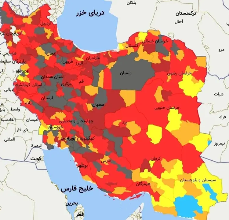رنگ‌بندی شهرها؛ اختلاف تازه وزارت بهداشت و ستاد کرونا