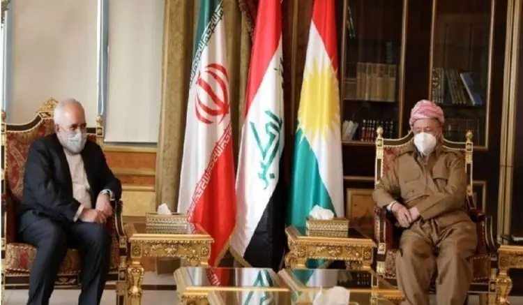 در دیدار ظریف با رهبر حزب دمکرات کردستان عراق چه گذشت؟