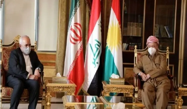 در دیدار ظریف با رهبر حزب دمکرات کردستان عراق چه گذشت؟