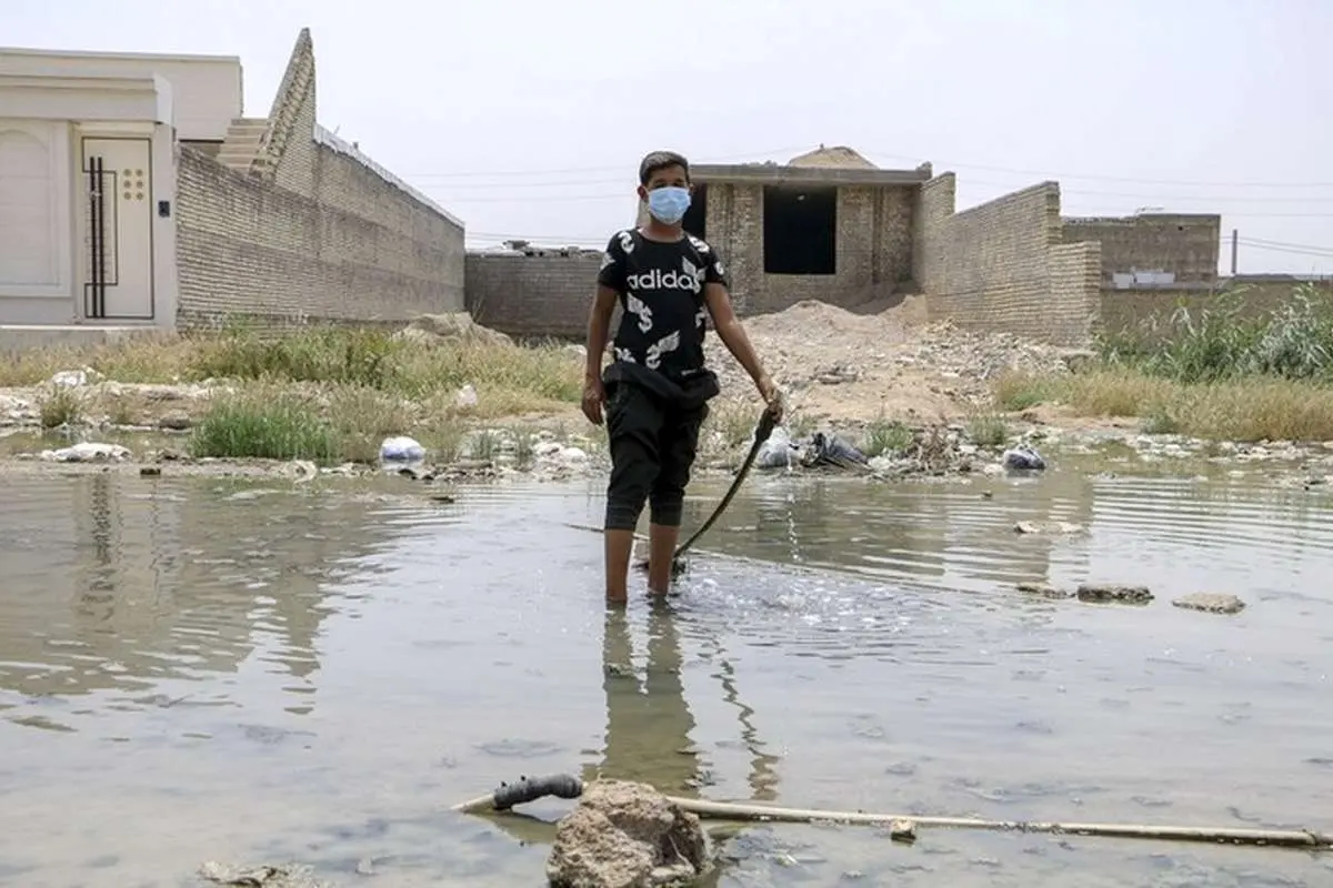 (تصاویر) گلدشت در محاصره فاضلاب