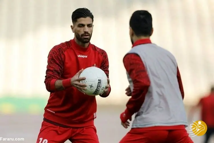 هافبک پرسپولیس در آستانه محرومیت از دربی