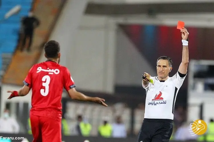 (عکس) واکنش جالب مدافع پرسپولیس به حکم کمیته انضباطی