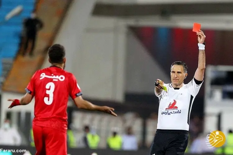 (عکس) واکنش جالب مدافع پرسپولیس به حکم کمیته انضباطی