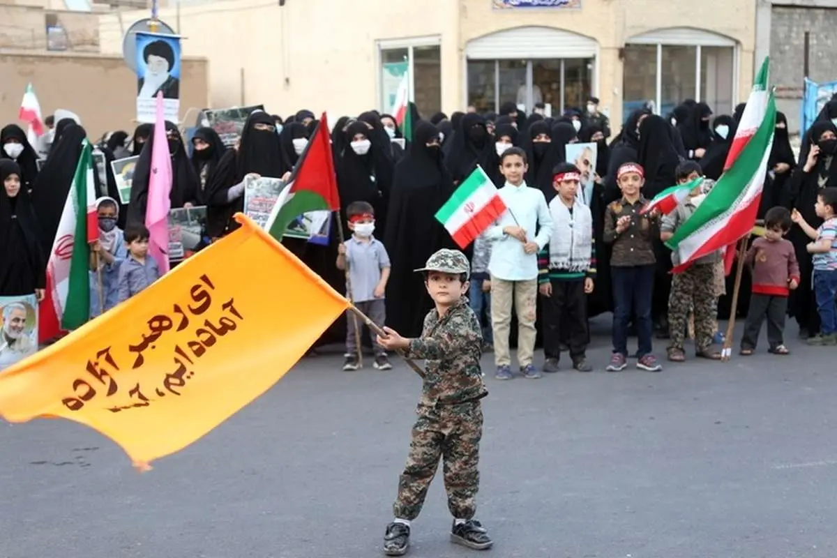 (تصاویر) جشن پیروزی مقاومت بر اسرائیل در قم