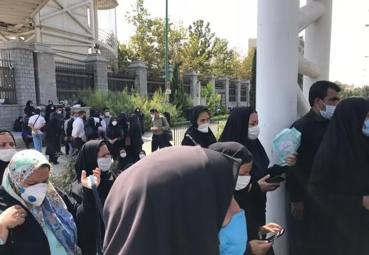 تجمع معلمان مقابل مجلس