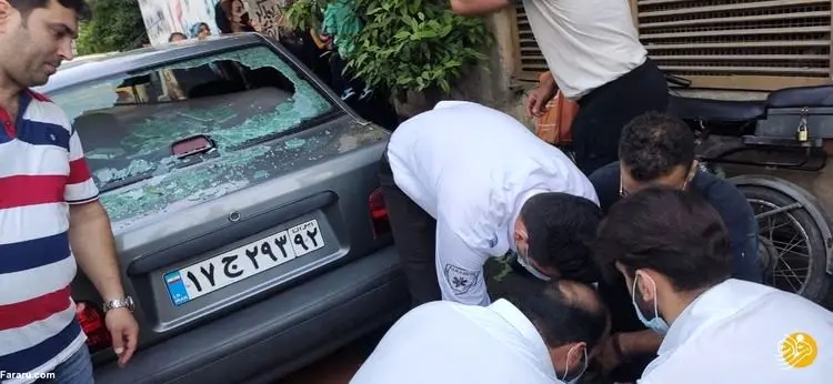 (عکس) حادثه وحشتناک به خاطر تماشای فوتبال