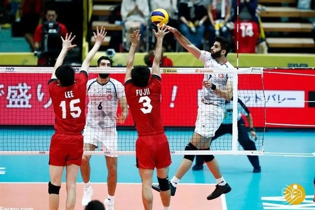 کار ایران در لیگ ملت‌های والیبال با باخت شروع شد